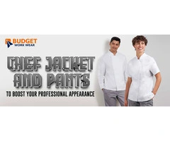 Boost your professional appearance by using chef jackets and pants