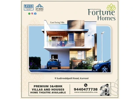 Opulent Living at Vedansha Fortune Homes Kurnool || Vedansha Fortune Homes