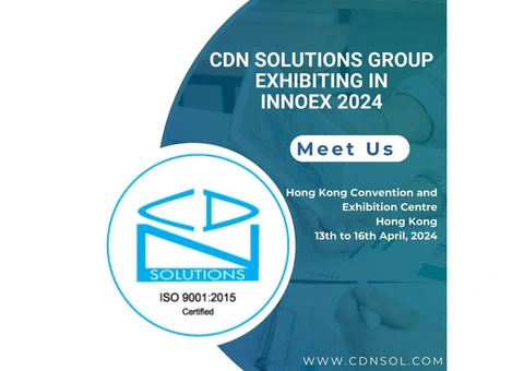 Meet CDN Solutions Group at InnoEx 2024 or HKTDC