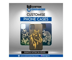 Laser engraved custom phone cases