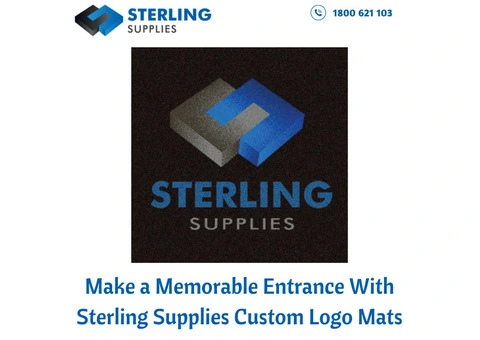 Make a Memorable Entrance With Sterling Supplies Custom Logo Mats