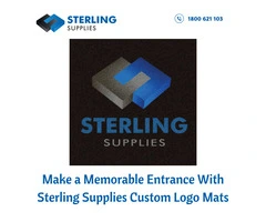 Make a Memorable Entrance With Sterling Supplies Custom Logo Mats