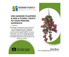 Use Hanging Planters & Add A Floral Touch to Your Fencing Gateways