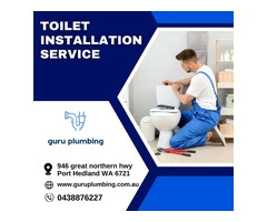Professional Toilet Installation Service in Australia - Guru Plumbing