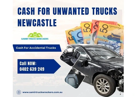 Cash For Unwanted Trucks Newcastle | Cash For Accidental Trucks