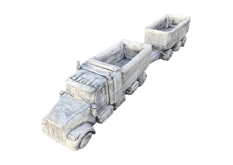 Transform your garden with a unique Concrete Truck Planter from 22nice4me.