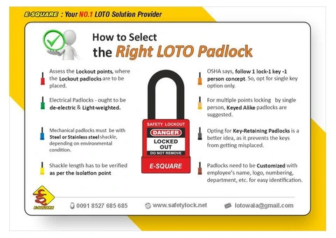 Choose Excellence: No. 1 Lockout Tagout Padlock Manufacturer