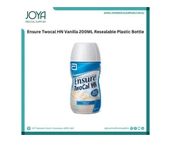 Ensure Twocal HN Vanilla 200ml Resealable Plastic Bottle | Australia