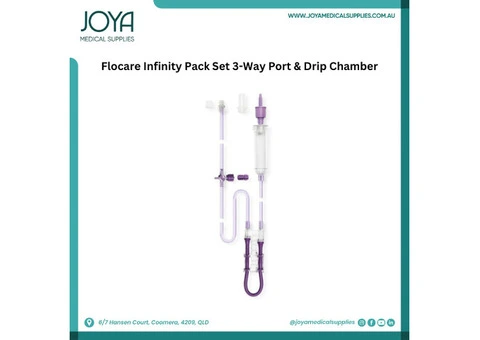 Flocare Infinity Pack Set 3-Way Port and Drip Chamber | Australia