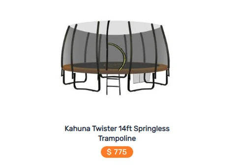 Springless Trampoline | Springless Trampoline Online | Kahuna