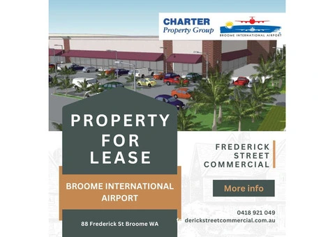 Premier Property for Lease in Broome | Frederick Street Commercial