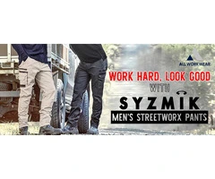 Get the syzmik mens streetworx pants to look good and work hard