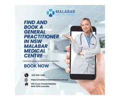 Find and book a General Practitioner in NSW Malabar Medical Centre