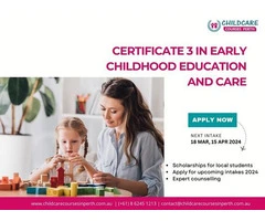 Shape Your Young Minds with Certificate 3 in Early Childhood Care