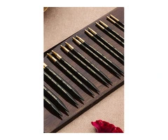 Handcrafted ebony wood knitting needles