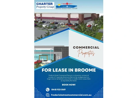 Commercial Properties for Lease in Broome | Frederick Street Commercial