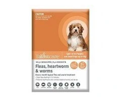 Talentcare Spot-On Dog Fleas, Heartworm & Worms Treatment