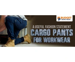Get the cargo pants for workwear for a useful fashion statement