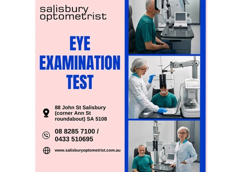 Eye Examination Test in Australia - Salisbury Optometrist