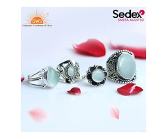 Stunning Aquamarine Rings Lot for Sale - Perfect for Silver Jewelry Collection