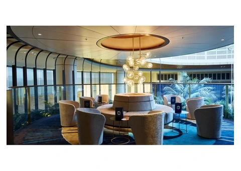 Discover Serenity and Style: The Atrium Bar - Your Oasis of Elegance Amidst Nature's Beauty