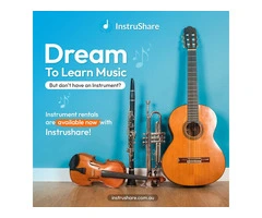 Rent Musical Instruments in Australia with Instrushare