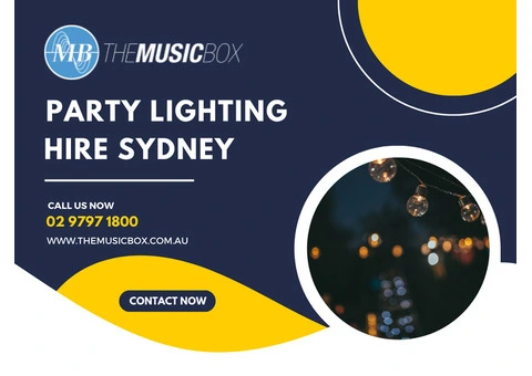 Party Lighting Hire Sydney