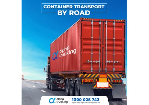 Comprehensive Road Container Transport Solutions at Alpha Trucking