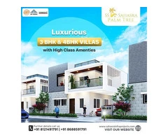 3BHK and 4BHK villas near Sudireddypalli Road || SS Sahasra Palm