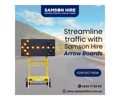 Streamline Traffic With Samson Hire Arrow Boards