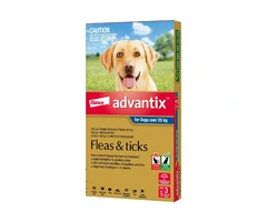Extra Large Dog Flea and Tick Treatment - Advantix Blue Pack