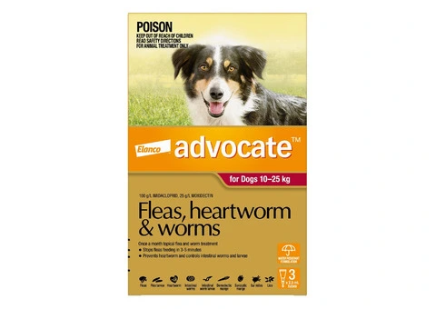Advocate Red Pack for Large Dogs (10-25kg) - DiscountPetCare