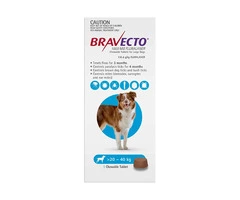 Bravecto Blue Pack for Large Dogs (20-40kg) - DiscountPetCare