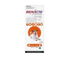 Bravecto Spot-on Orange Pack for Small Dogs - DiscountPetCare