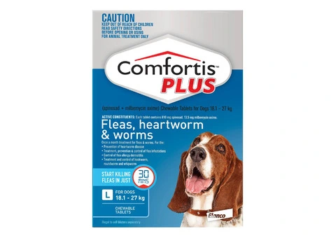 Comfortis Plus Blue Tablets for Large Dogs - DiscountPetCare