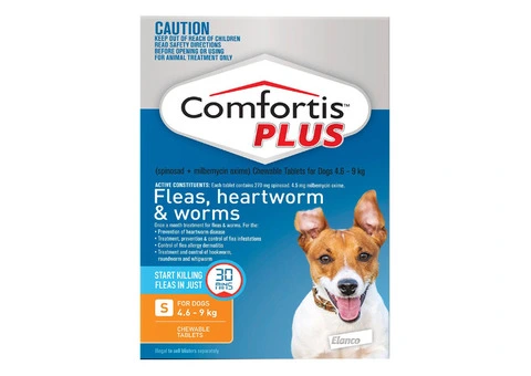 Comfortis Plus Orange Tablets for Small Dogs - DiscountPetCare