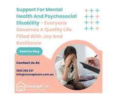 Support for Mental Health and Psychosocial Disability Provided by Concept Care