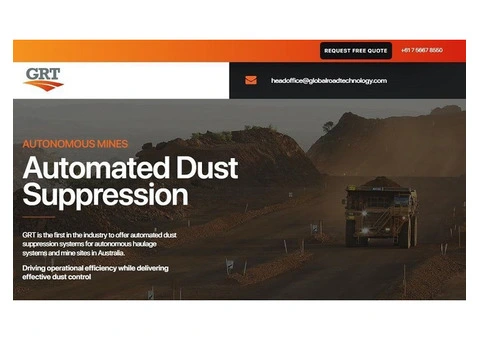 Dust Suppression on Autonomous Mines & Haulage Systems