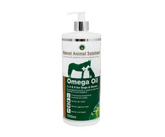 Natural Animal Solutions Omega 3,6 & 9 Oil For Horses & Dogs - VetSupply
