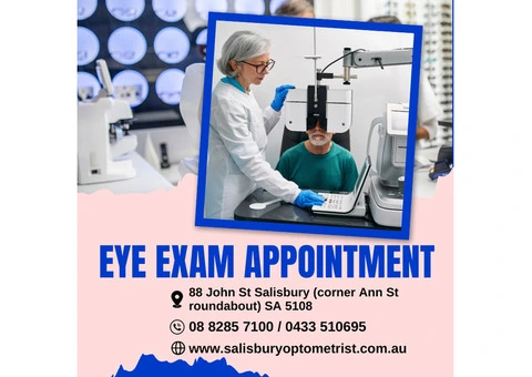Eye Exam Appointment in Australia - Salisbury Optometrist