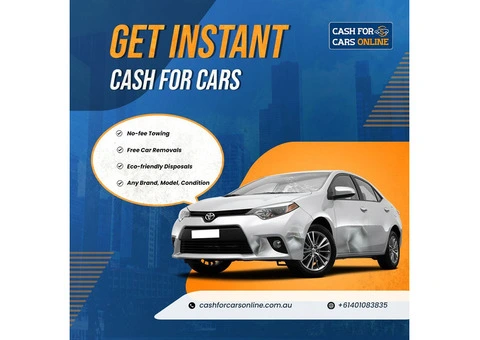 Cash for Cars Online - Get Instant Cash upto $15000 for your Old Cars