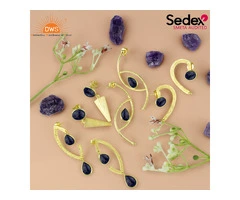 Luxurious Blue Sapphire Earrings Lot for Sale