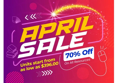 Spring into educational action this April with a big sale!