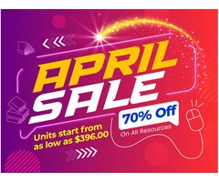 Spring into educational action this April with a big sale!