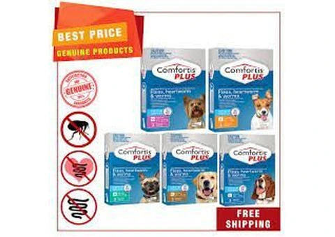 Comfortis Plus Flea/heartworm/worming Tablets For Dogs