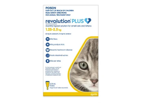 Revolution Plus for Cats - Flea, Tick & Worming