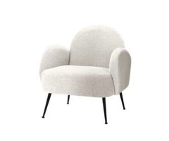 Artiss Armchair Lounge Chair Armchairs Accent Arm Chairs Sherpa Boucle White