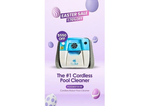 Effortless Pool Maintenance Made Simple: PoolBot B150, Your Robotic Pool Cleaner Solution!