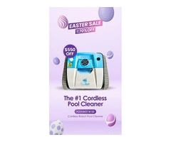 Effortless Pool Maintenance Made Simple: PoolBot B150, Your Robotic Pool Cleaner Solution!