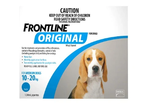 Buy Frontline Original Flea Treatment for Dogs Online | VetSupply